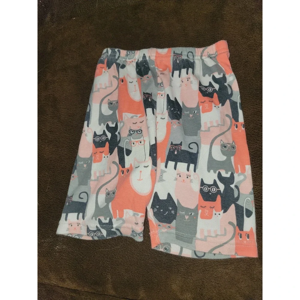 Gymboree cat pajamas gymmies good morning good night‎ size 6